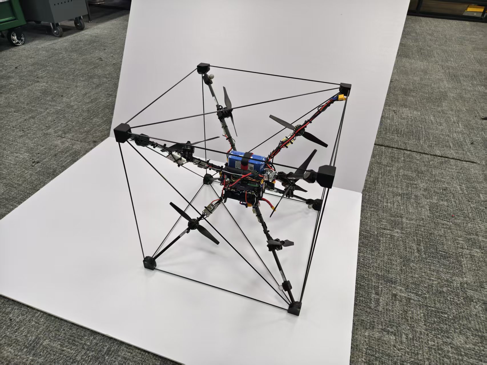 Our Omnicopter hardware prototype